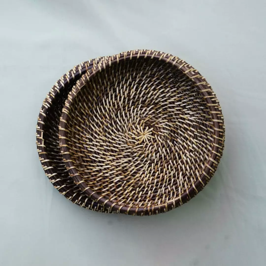 Amara Apple Rattan Bowl 2 Amara Apple Rattan Bowl