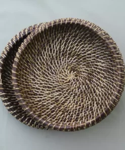 Amara Apple Rattan Bowl 15 Amara Apple Rattan Bowl