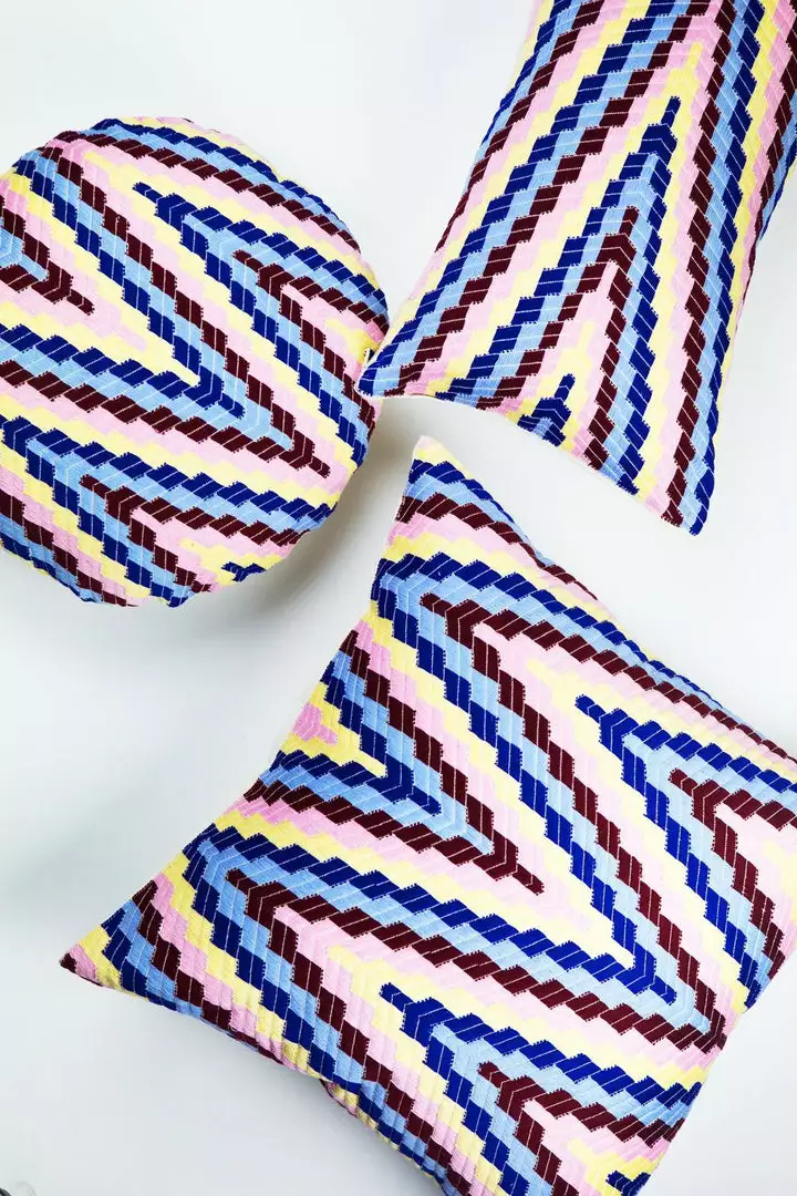 Archive New York Almolonga Throw Pillow - Multi Color 4 Archive New York Almolonga Throw Pillow - Multi Color