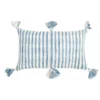 Archive New York Antigua Lumbar Pillow - Faded Indigo Striped
