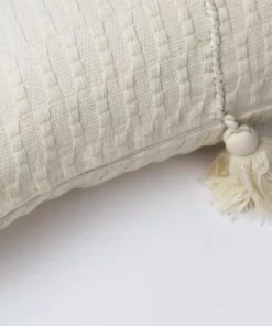 Archive New York Antigua Throw Pillow - Natural White Home Goods