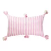 Archive New York Home Goods Antigua Lumbar Pillow - Baby Pink Striped