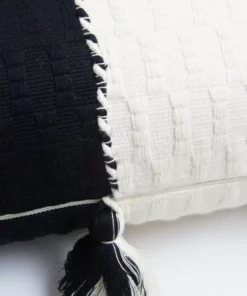 Archive New York Antigua Lumbar Pillow - White + Black Home Goods 6 Archive New York Antigua Lumbar Pillow - White + Black Home Goods