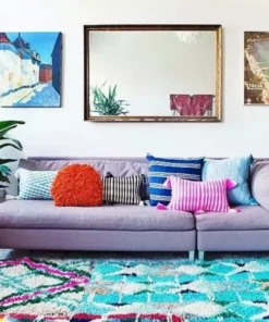 Archive New York Antigua Lumbar Pillow - Black + White