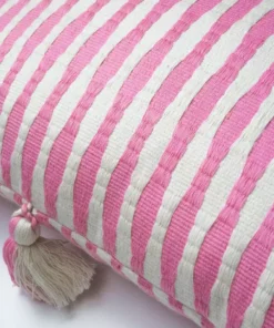 Archive New York Antigua Lumbar Pillow - Bubblegum Pink Striped Home Goods 7 Archive New York Antigua Lumbar Pillow - Bubblegum Pink Striped Home Goods