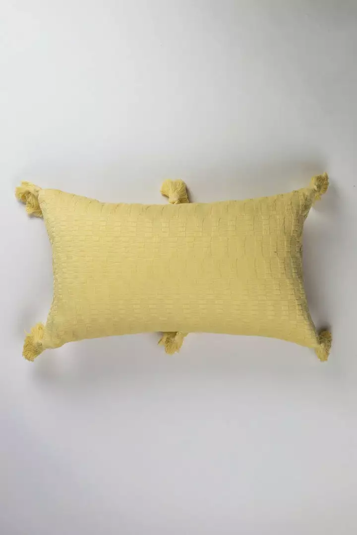 Archive New York Home Goods Antigua Lumbar Pillow - Butter Yellow 4 Archive New York Home Goods Antigua Lumbar Pillow - Butter Yellow