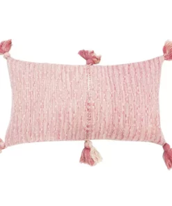 Archive New York Antigua Lumbar Pillow - Faded Pink
