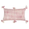 Archive New York Home Goods Antigua Lumbar Pillow- Faded Pink Striped