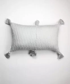 Archive New York Home Goods Antigua Lumbar Pillow - Gray