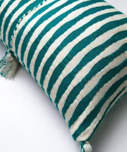 Archive New York Antigua Lumbar Pillow - Jade Striped 7 Archive New York Antigua Lumbar Pillow - Jade Striped