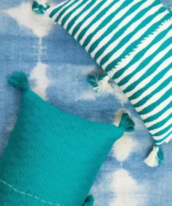 Archive New York Antigua Lumbar Pillow - Jade Striped 8 Archive New York Antigua Lumbar Pillow - Jade Striped