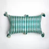 Archive New York Antigua Lumbar Pillow - Jade Striped