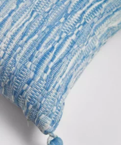 Archive New York Home Goods Antigua Throw Pillow - Ocean Blue Tie Dye