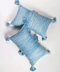 Archive New York Home Goods Antigua Lumbar Pillow - Ocean Blue Tie Dye 7 Archive New York Home Goods Antigua Lumbar Pillow - Ocean Blue Tie Dye