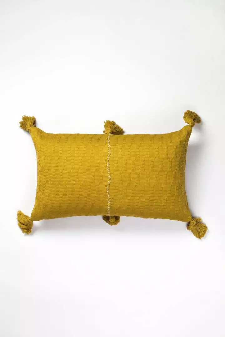 Archive New York Antigua Lumbar Pillow - Ochre 4 Archive New York Antigua Lumbar Pillow - Ochre