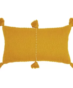 Archive New York Antigua Lumbar Pillow - Ochre
