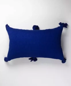 Archive New York Antigua Lumbar Pillow - Royal Blue