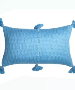 Archive New York Home Goods Antigua Lumbar Pillow - Sky Blue