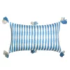 Archive New York Antigua Lumbar Pillow - Sky Blue Striped