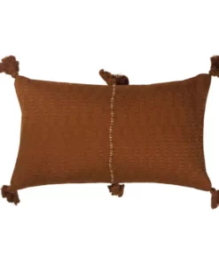 Archive New York Home Goods Antigua Lumbar Pillow - Umber