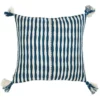 Archive New York Home Goods Antigua Throw Pillow - Dark Teal Striped