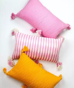 Archive New York Antigua Lumbar Pillow - Bubblegum Pink