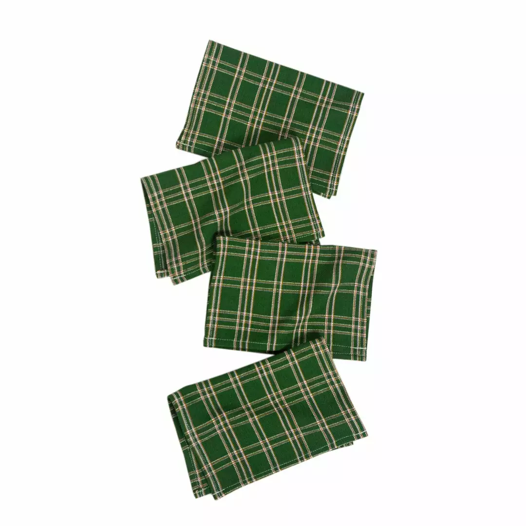 Archive New York Chiapas Plaid Cocktail Napkin Set Kitchen + Dining 1 Archive New York Chiapas Plaid Cocktail Napkin Set Kitchen + Dining