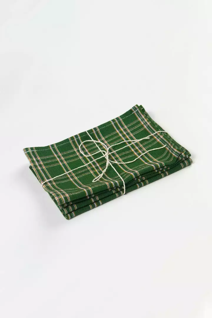 Archive New York Chiapas Plaid Cocktail Napkin Set Kitchen + Dining 8 Archive New York Chiapas Plaid Cocktail Napkin Set Kitchen + Dining