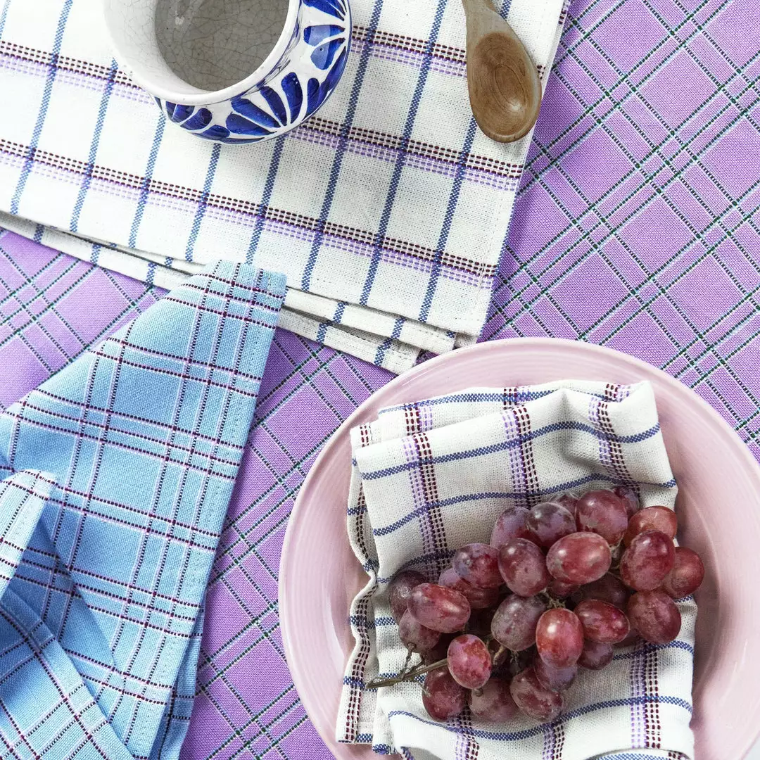 Archive New York Chiapas Plaid Napkin Set 4 Archive New York Chiapas Plaid Napkin Set