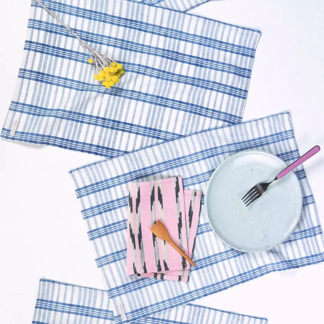 Archive New York Coco Plaid Placemat Set Kitchen + Dining 2 Archive New York Coco Plaid Placemat Set Kitchen + Dining