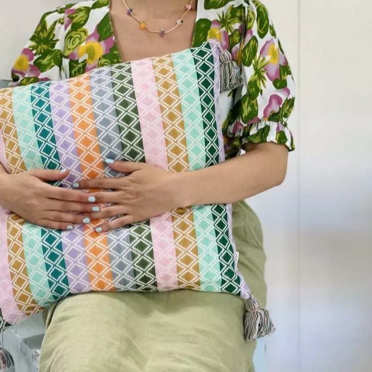 Archive New York Home Goods Comalapa Throw Pillow - Multicolor 2 Archive New York Home Goods Comalapa Throw Pillow - Multicolor