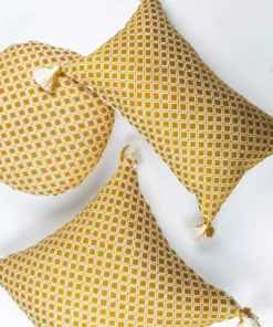 Archive New York Comalapa Lumbar Pillow - Ochre