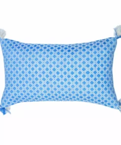 Archive New York Home Goods Comalapa Lumbar Pillow - Sky Blue