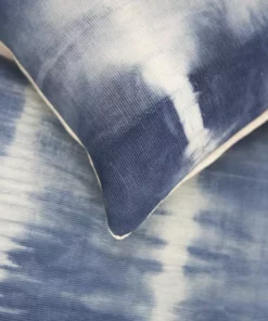 Archive New York Indigo Shibori Nubby Throw Pillow