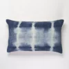 Archive New York Home Goods Indigo Shibori Nubby Lumbar Pillow