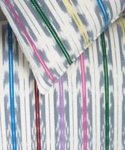 Archive New York Manuela Jaspé Gray Rainbow Throw Pillow Home Goods