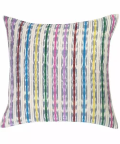 Archive New York Manuela Jaspé Gray Rainbow Throw Pillow Home Goods