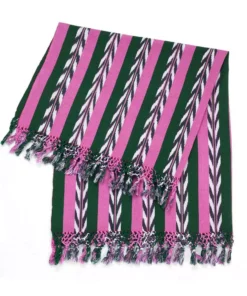 Archive New York Palm Ikat Blanket Home Goods