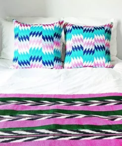 Archive New York Palm Ikat Blanket Home Goods