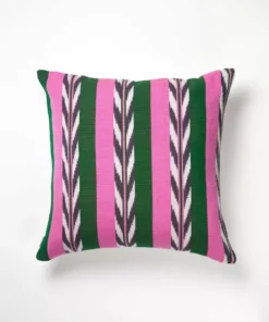 Archive New York Palm Ikat Throw Pillow 10 Archive New York Palm Ikat Throw Pillow