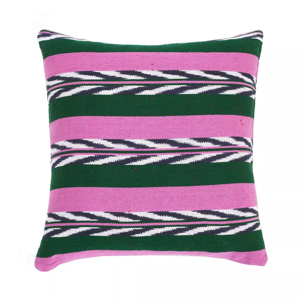Archive New York Palm Ikat Throw Pillow 1 Archive New York Palm Ikat Throw Pillow