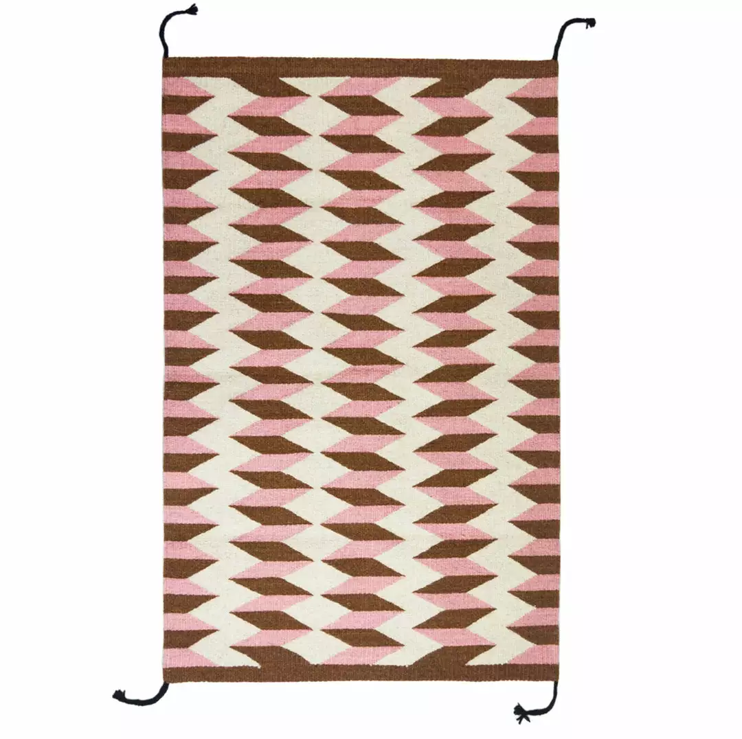 Archive New York Teo Wool Rug - Umber + Pink Home Goods 1 Archive New York Teo Wool Rug - Umber + Pink Home Goods