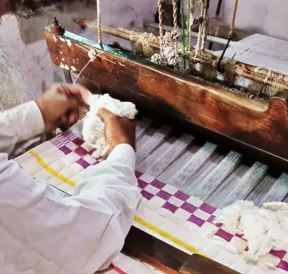 Archive New York Quilted Suzani Throw Blanket - Yellow + Pink Stripe 6 Archive New York Quilted Suzani Throw Blanket - Yellow + Pink Stripe