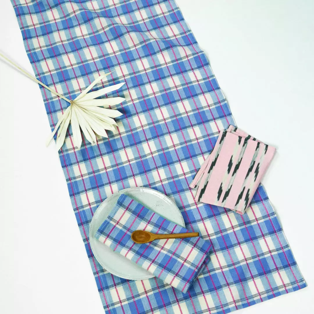 Archive New York San Andres Gingham Table Runner Kitchen + Dining 2 Archive New York San Andres Gingham Table Runner Kitchen + Dining