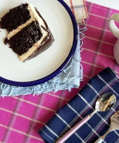 Archive New York San Lucas Plaid Cocktail Napkin Set