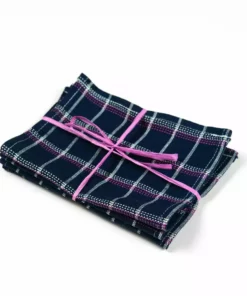 Archive New York San Lucas Plaid Cocktail Napkin Set