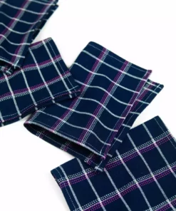 Archive New York San Lucas Plaid Cocktail Napkin Set