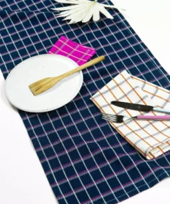 Archive New York San Lucas Plaid Table Runner