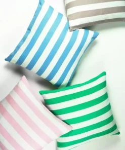 Archive New York Home Goods Santiago Cabana Stripe Throw Pillow - Kelly Green