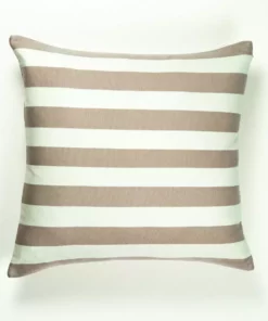 Archive New York Santiago Cabana Stripe Throw Pillow - Tan Home Goods